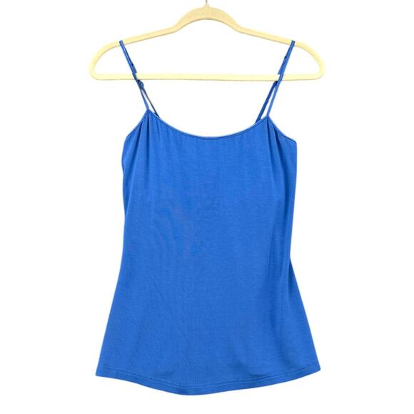 Cosabella Blue‎ Sleeveless Spaghetti Straps Long Camisole Top Womens Large - Picture 1 of 6